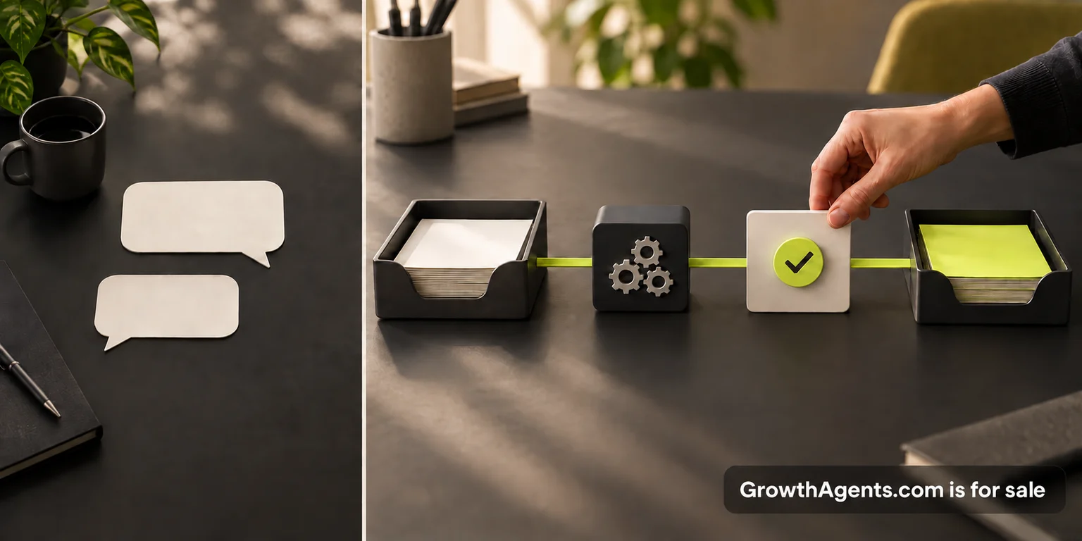 From Chatbot to Growth Agent: What Changes When AI Owns a Workflow?